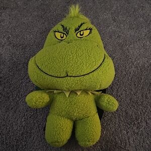 Dr Seuss The Grinch Sherpa Plush Backpack